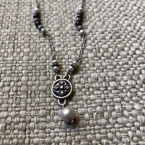 Mignon Faget Sterling Silver Small Pearl Necklace
